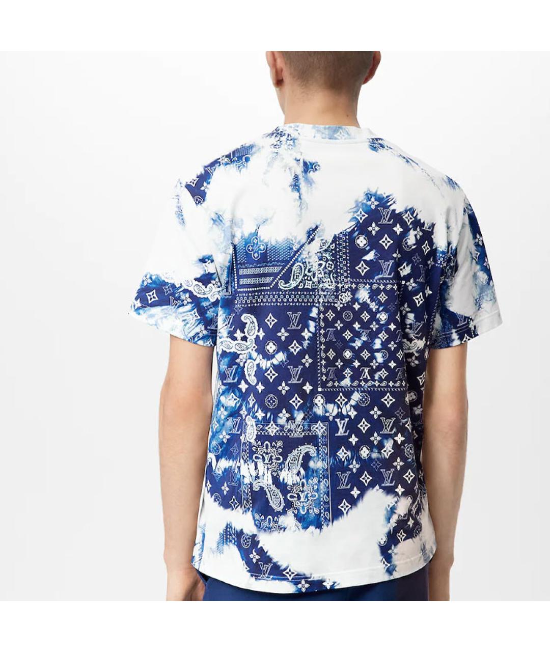 LOUIS VUITTON Синяя футболка, фото 5