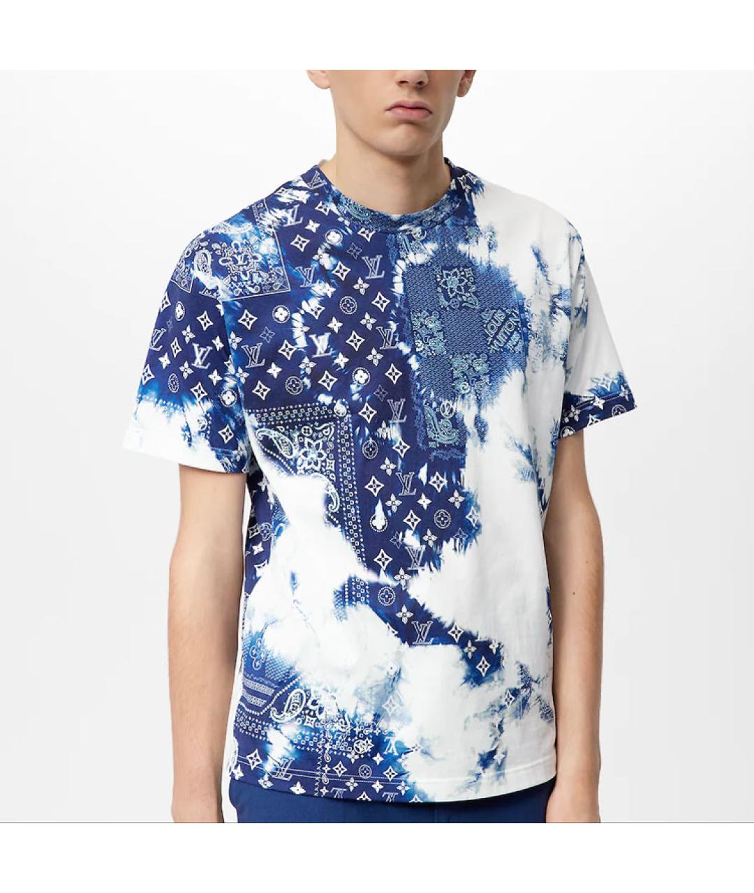 LOUIS VUITTON Синяя футболка, фото 4