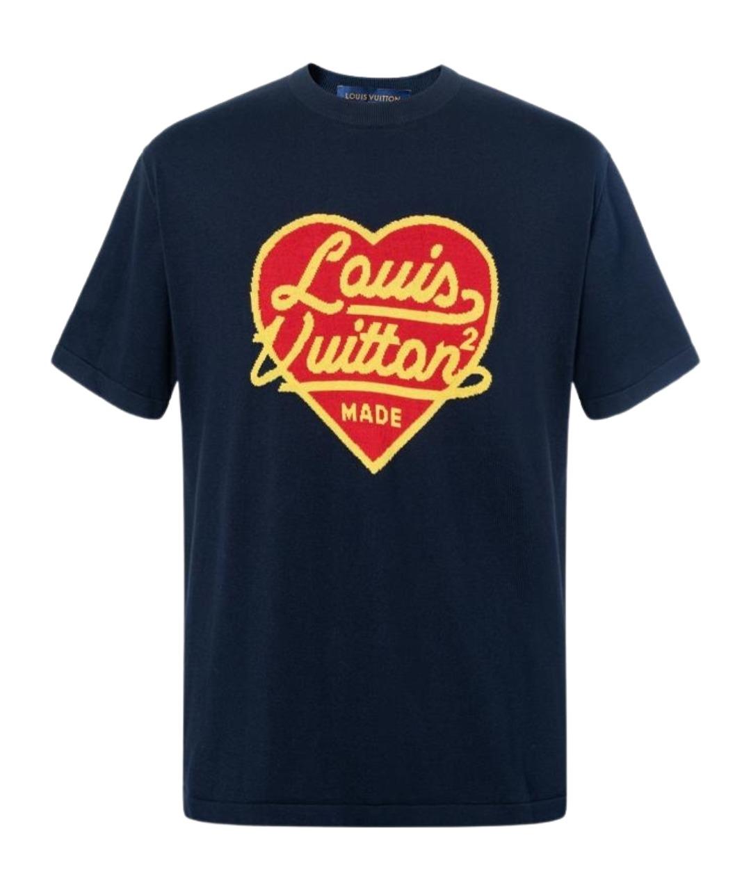 LOUIS VUITTON Синяя футболка, фото 1