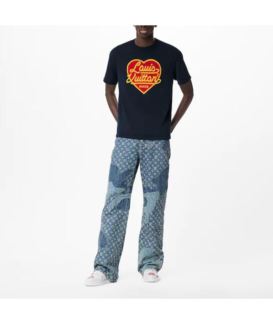 LOUIS VUITTON Синяя футболка, фото 5