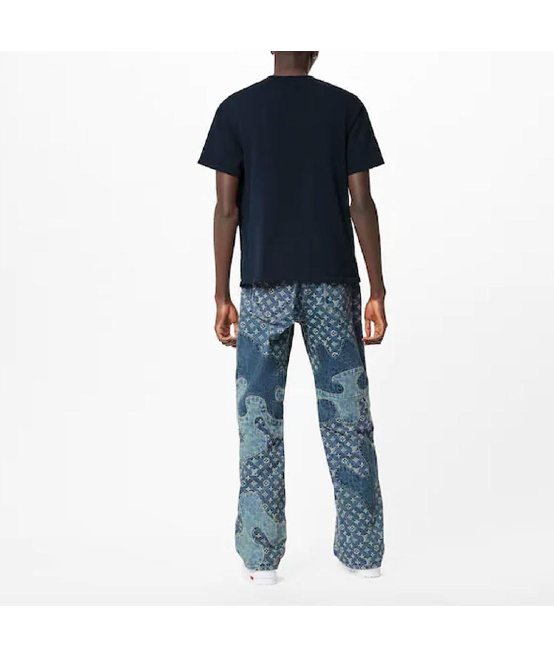 LOUIS VUITTON Синяя футболка, фото 3