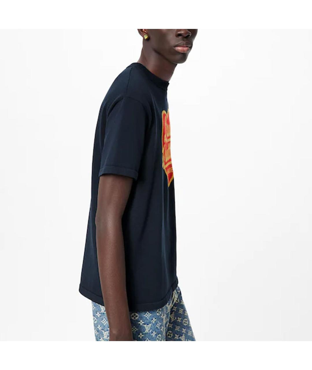 LOUIS VUITTON Синяя футболка, фото 4