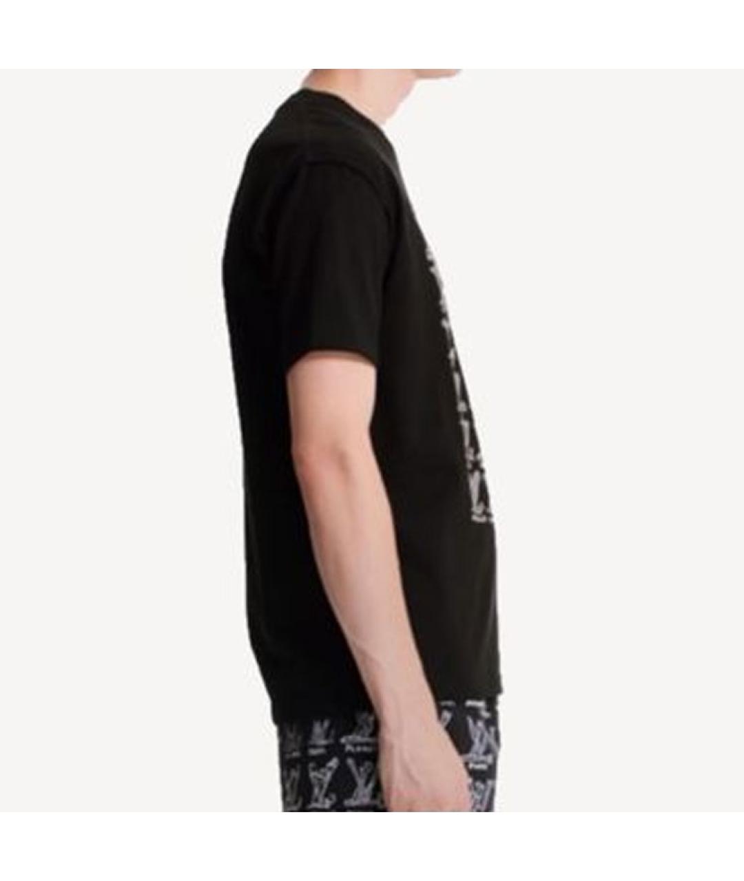 LOUIS VUITTON Черная футболка, фото 4