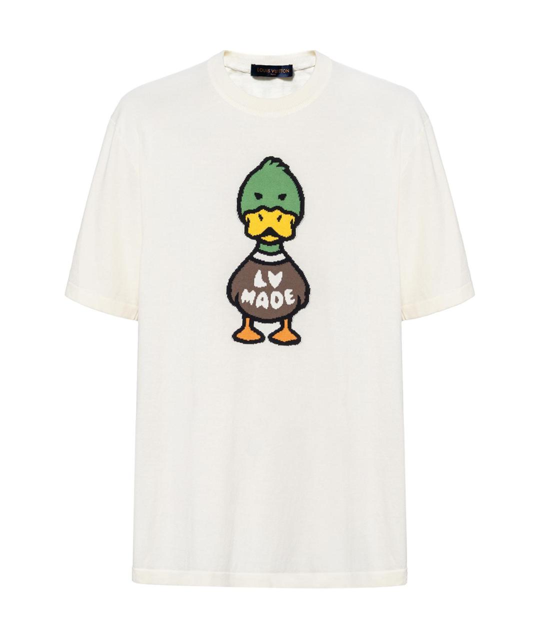 LOUIS VUITTON Белая футболка, фото 1