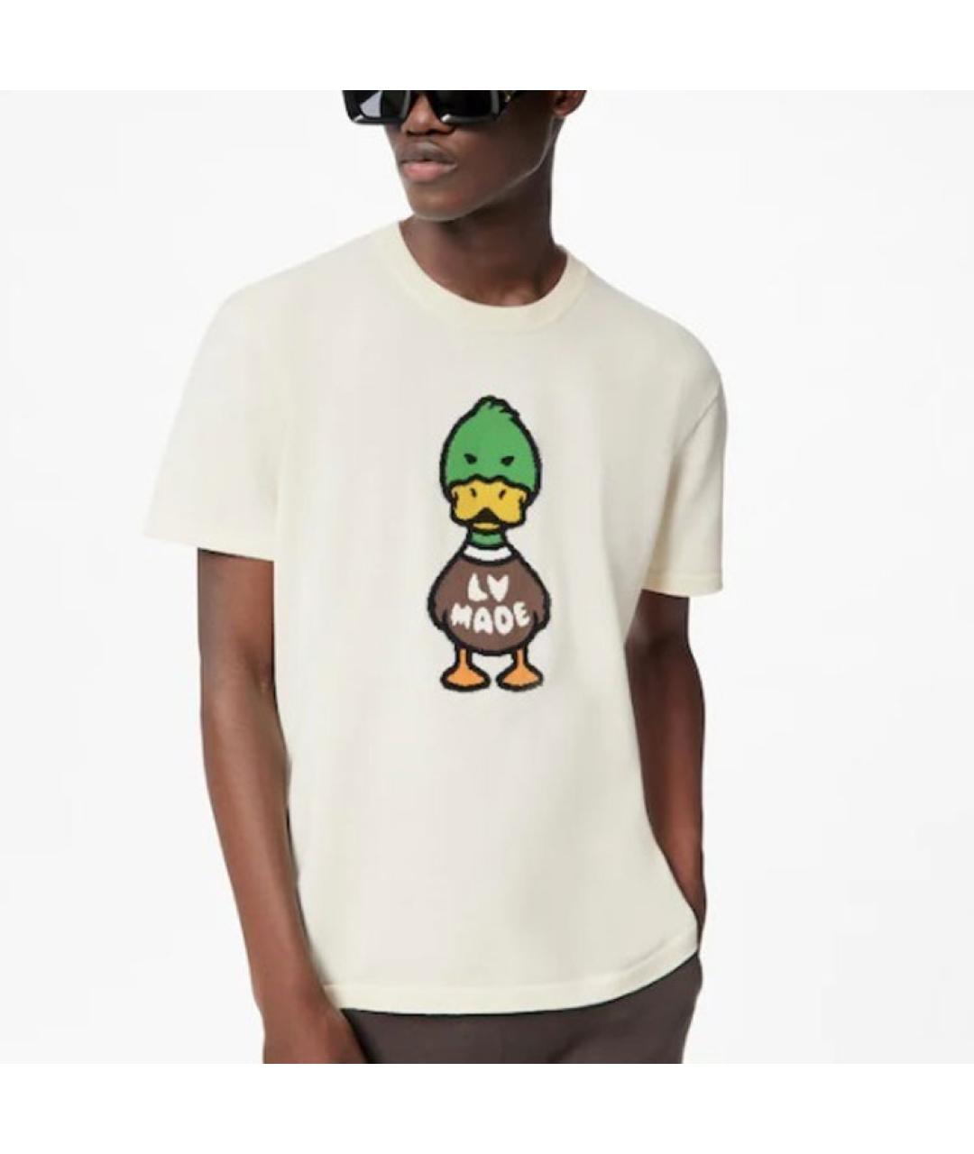 LOUIS VUITTON Белая футболка, фото 4