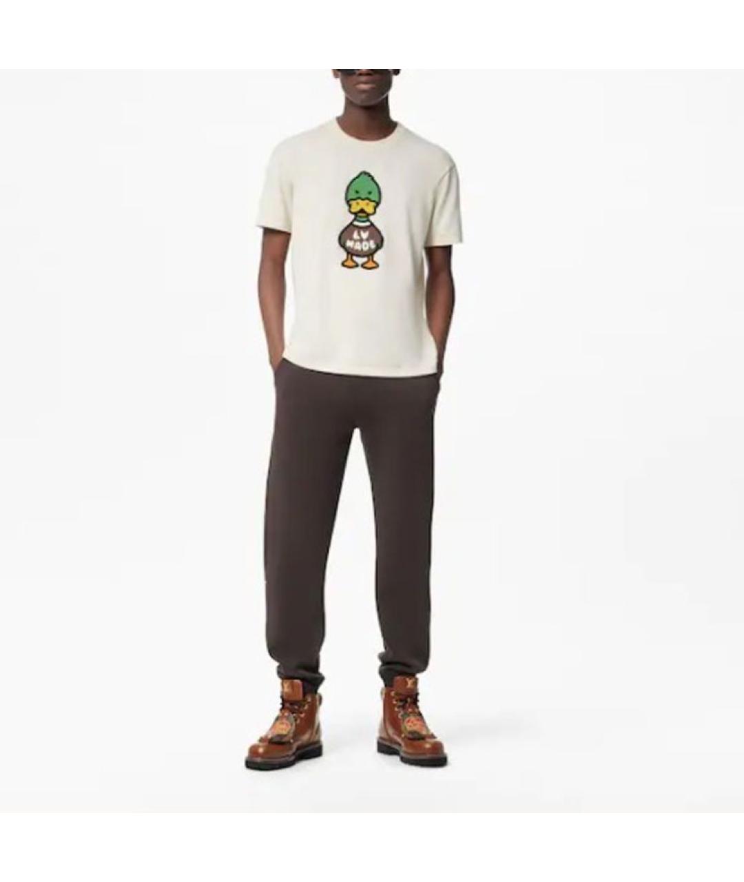 LOUIS VUITTON Белая футболка, фото 3