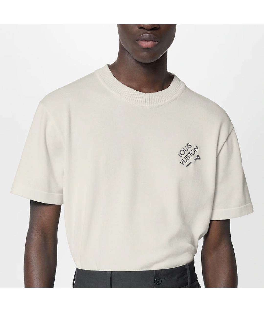 LOUIS VUITTON Белая футболка, фото 5