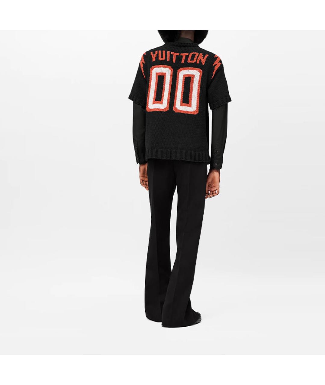 LOUIS VUITTON Черная футболка, фото 3
