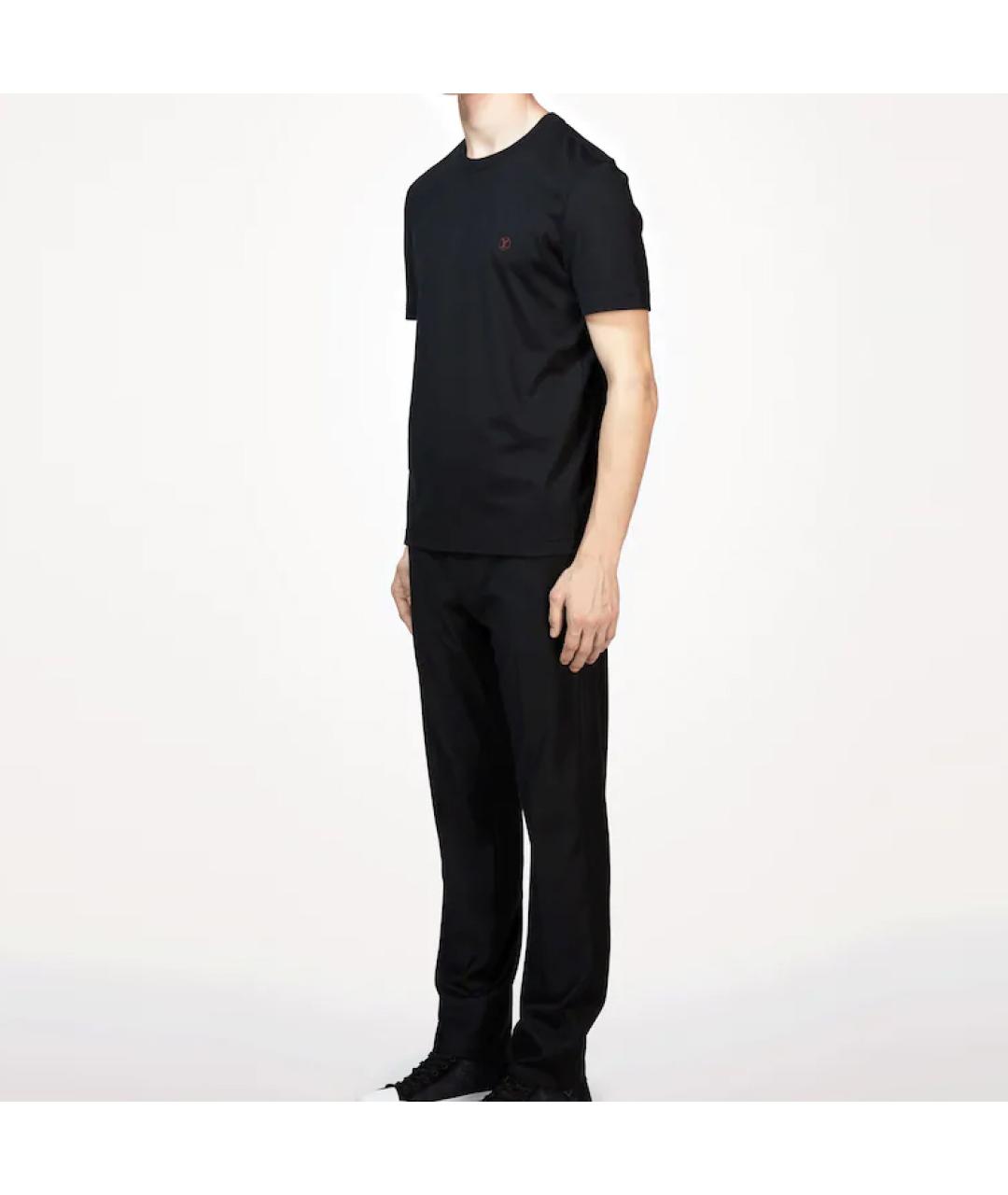 LOUIS VUITTON Черная футболка, фото 4