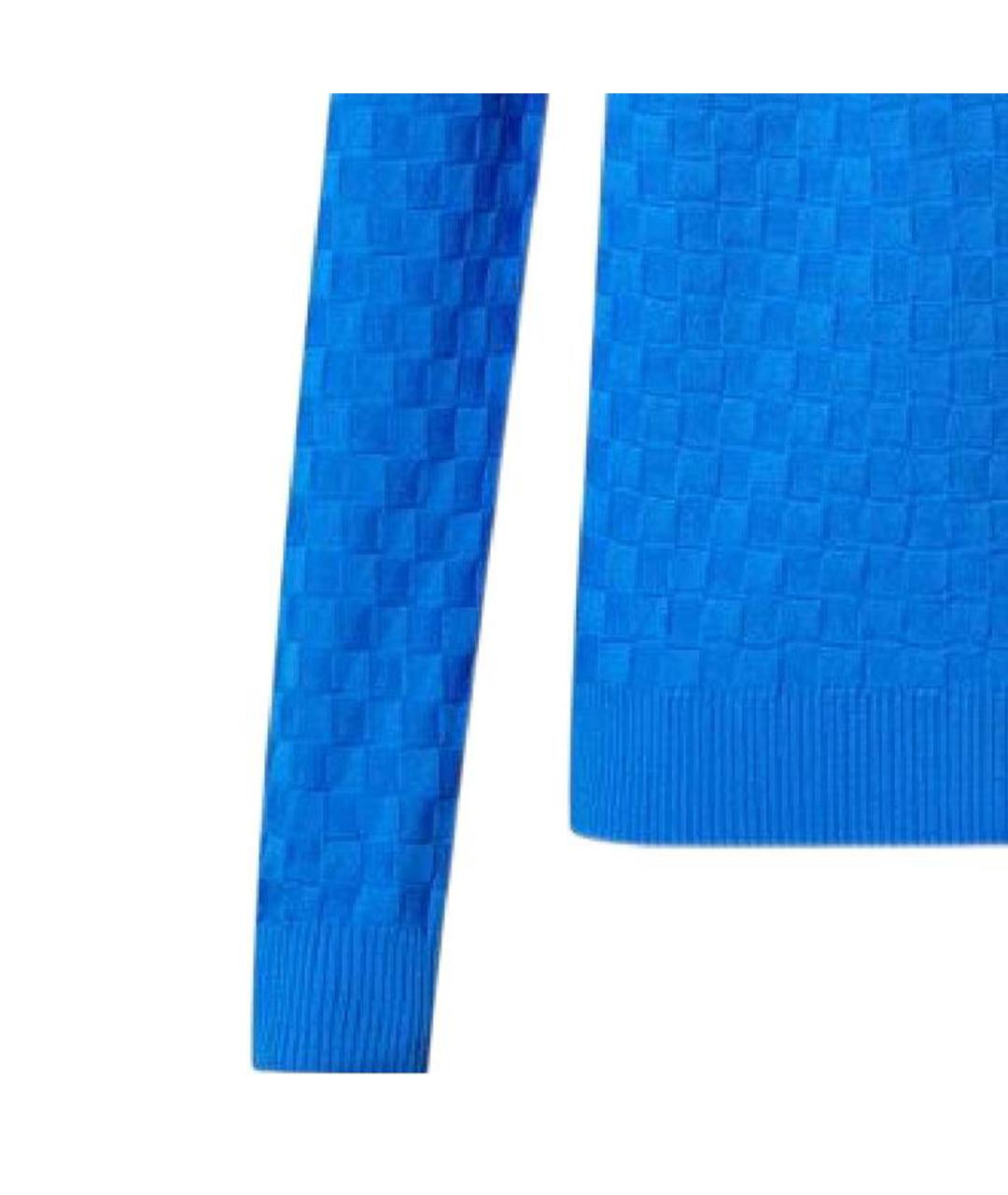 LOUIS VUITTON Синий джемпер / свитер, фото 4