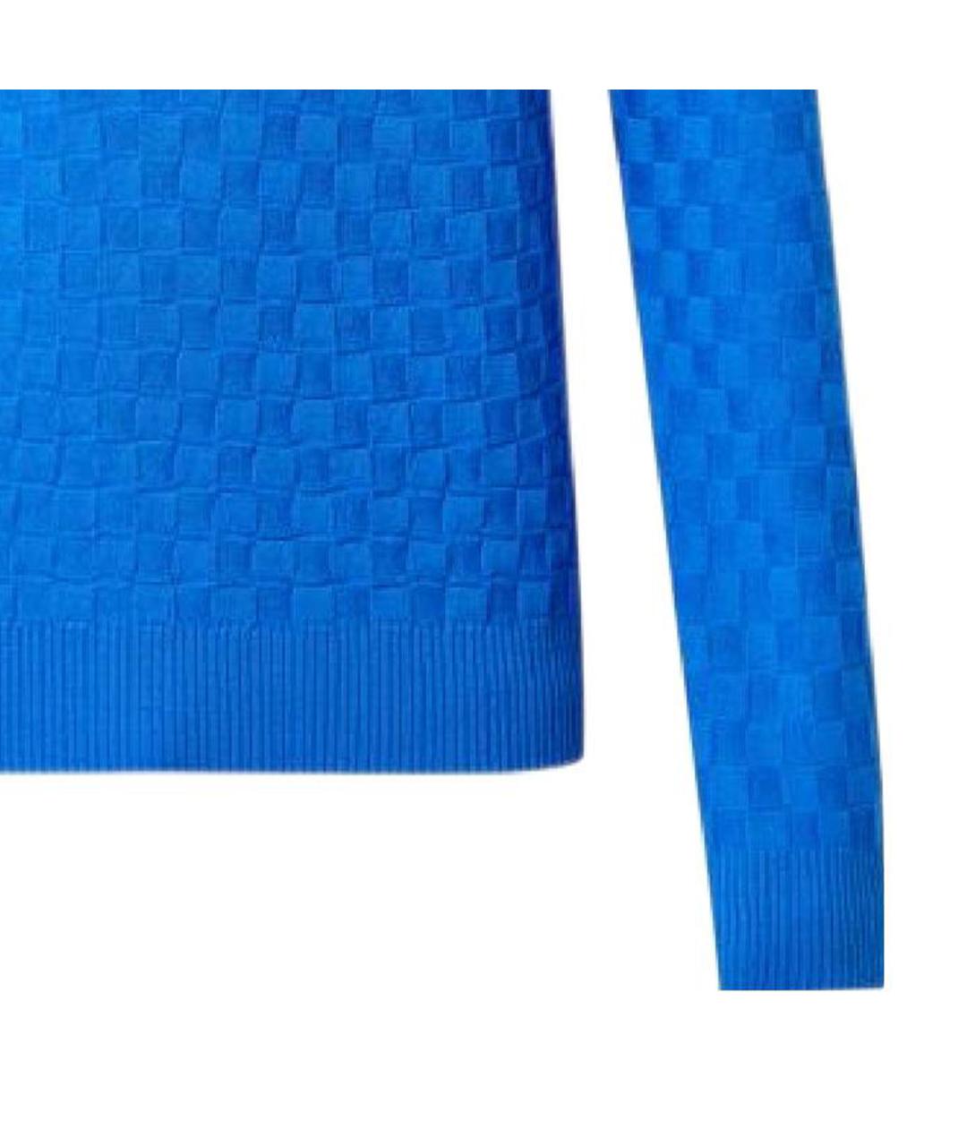 LOUIS VUITTON Синий джемпер / свитер, фото 5