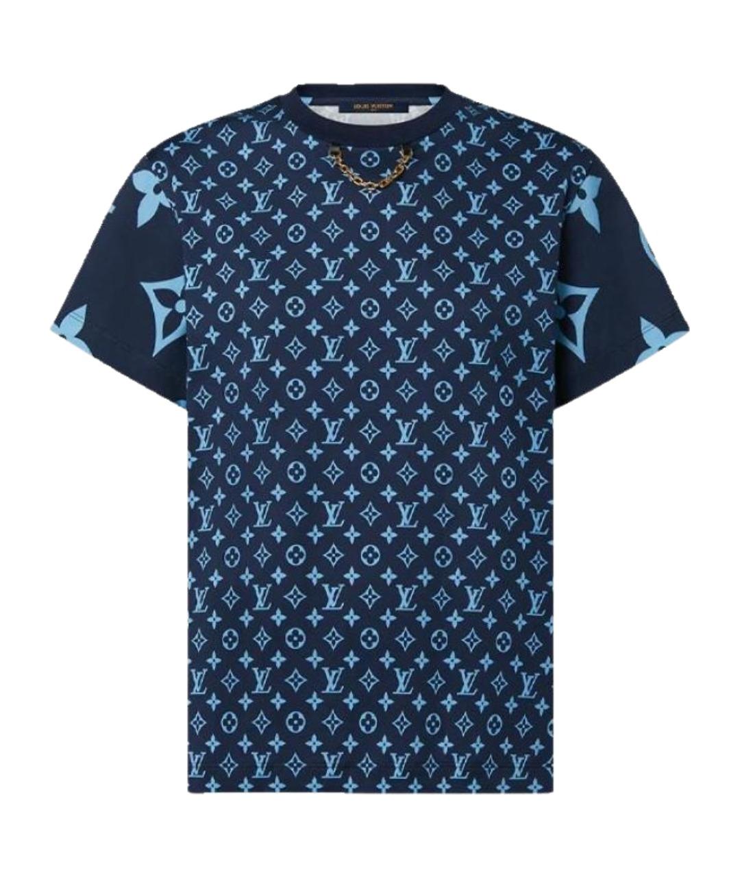 LOUIS VUITTON Синяя футболка, фото 1