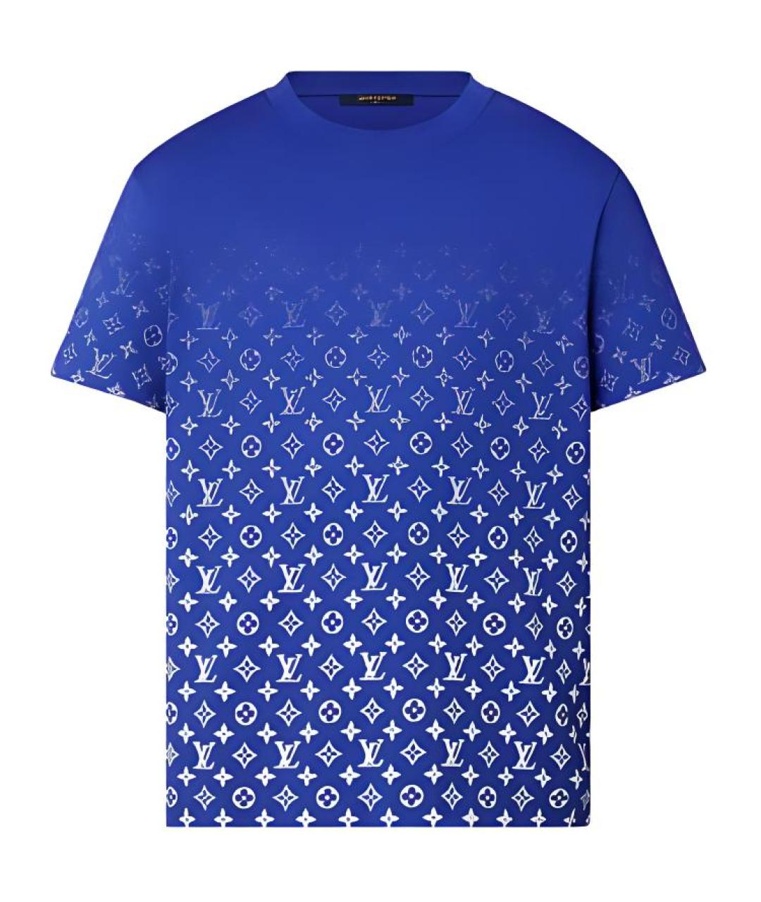 LOUIS VUITTON Синяя футболка, фото 1