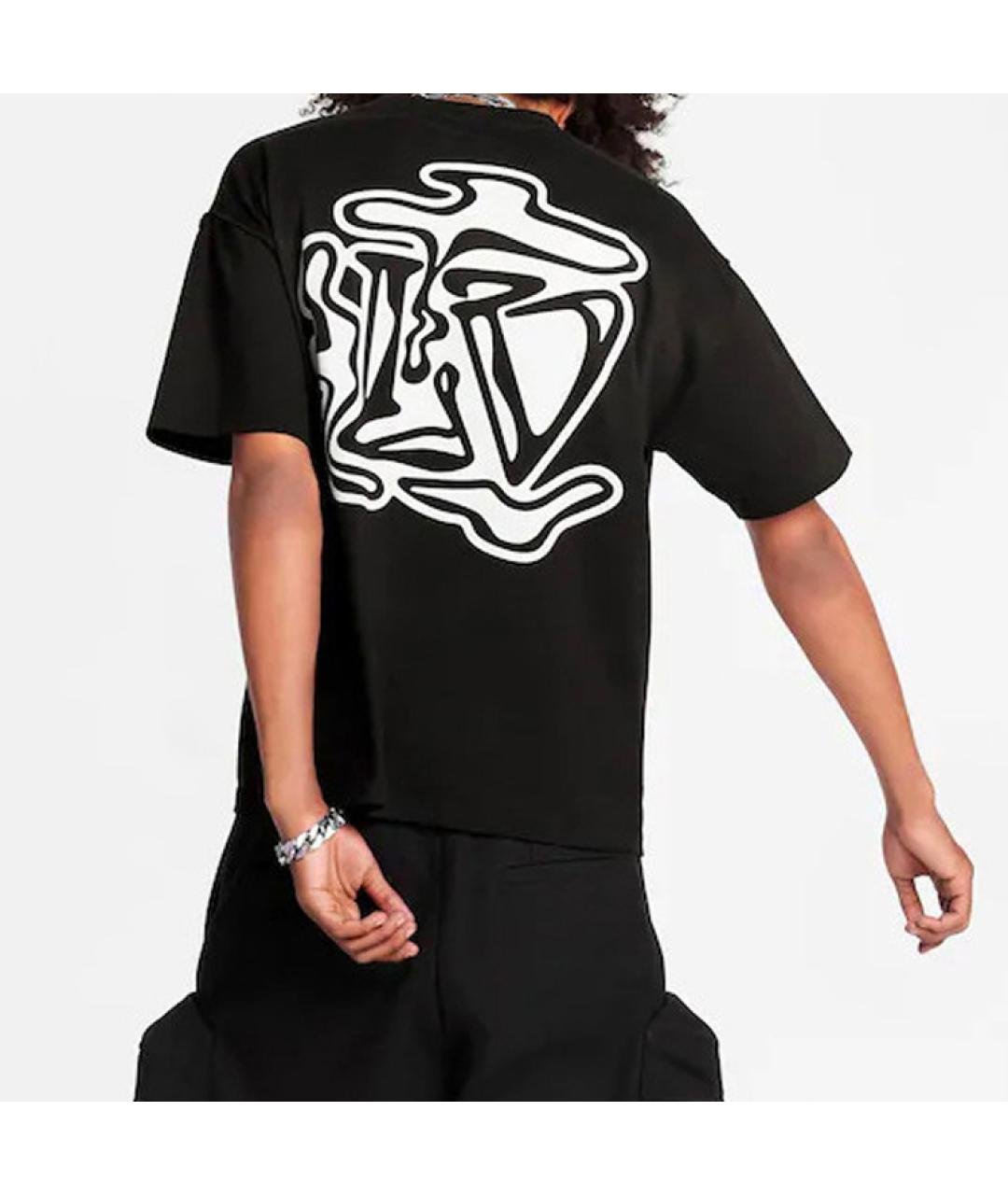 LOUIS VUITTON Черная футболка, фото 2