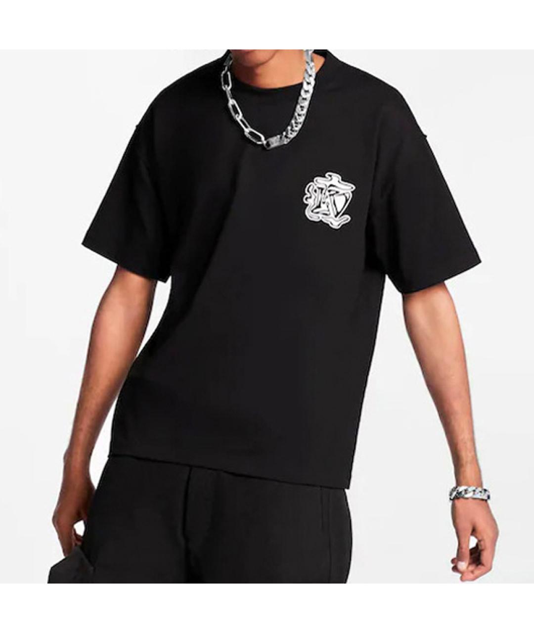 LOUIS VUITTON Черная футболка, фото 4