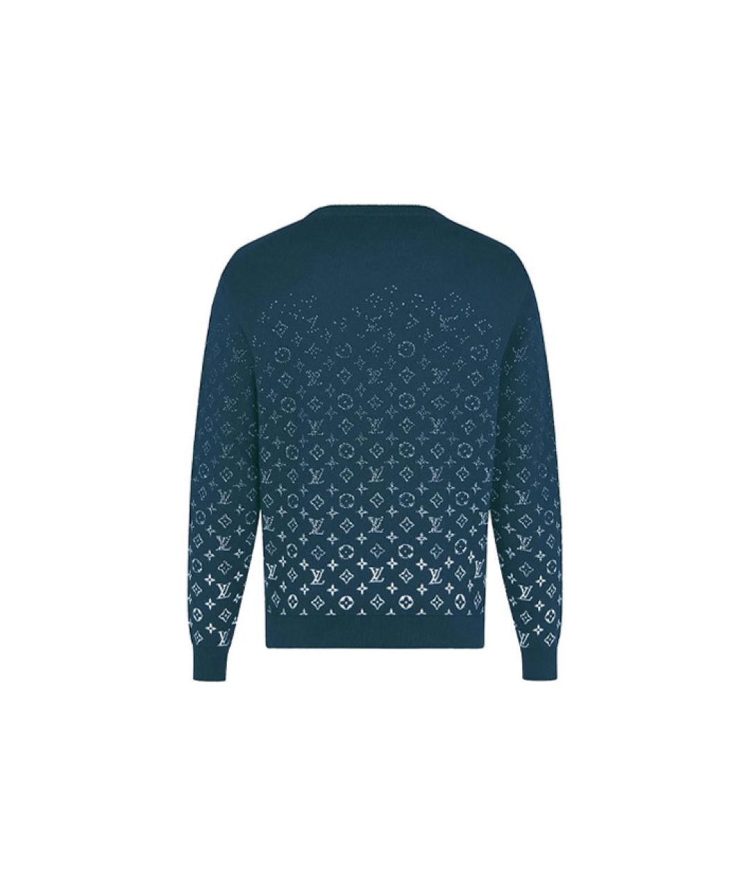 LOUIS VUITTON Синий джемпер / свитер, фото 2