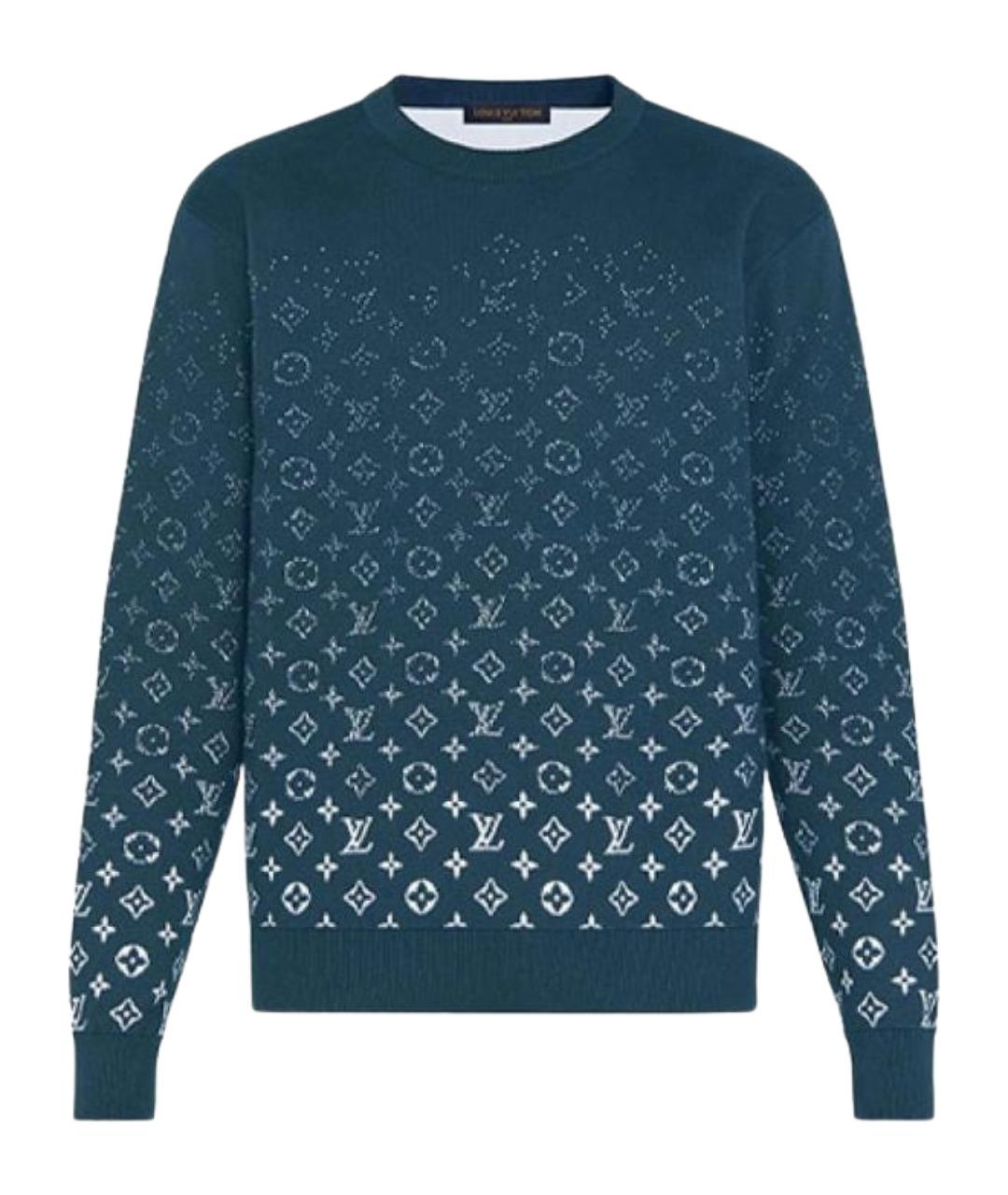 LOUIS VUITTON Синий джемпер / свитер, фото 1