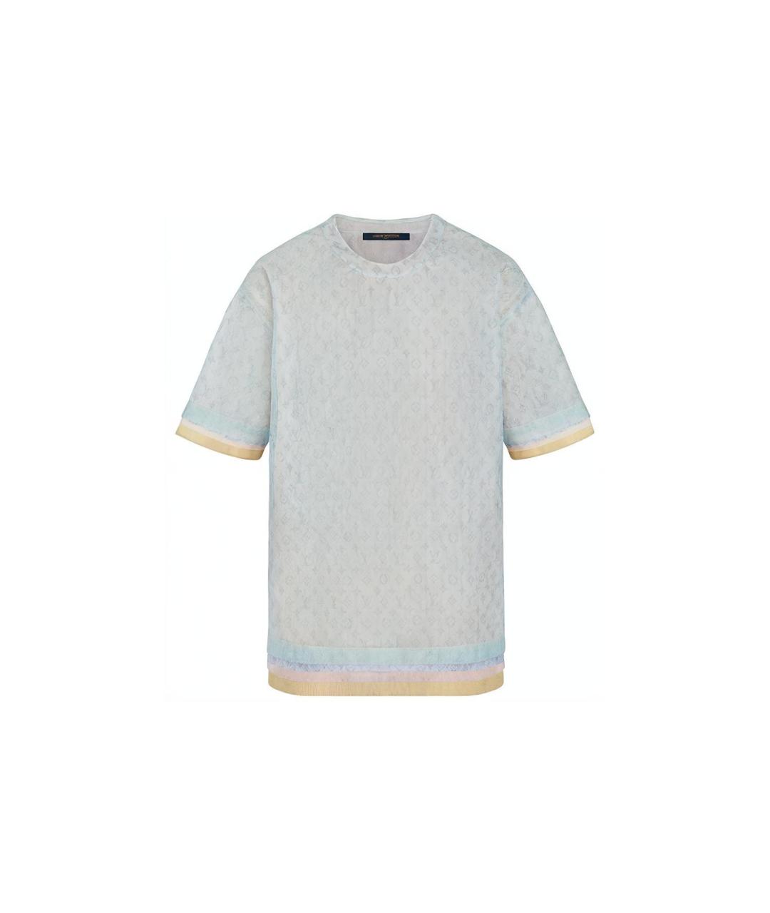 LOUIS VUITTON Голубая футболка, фото 6