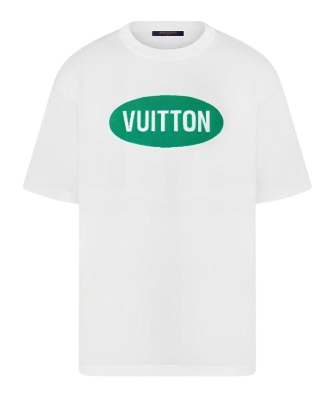 LOUIS VUITTON Белая хлопковая футболка, фото 1