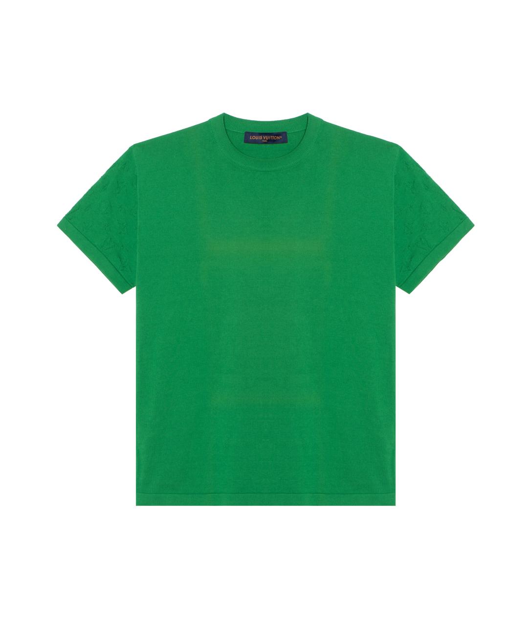 LOUIS VUITTON Зеленая футболка, фото 6