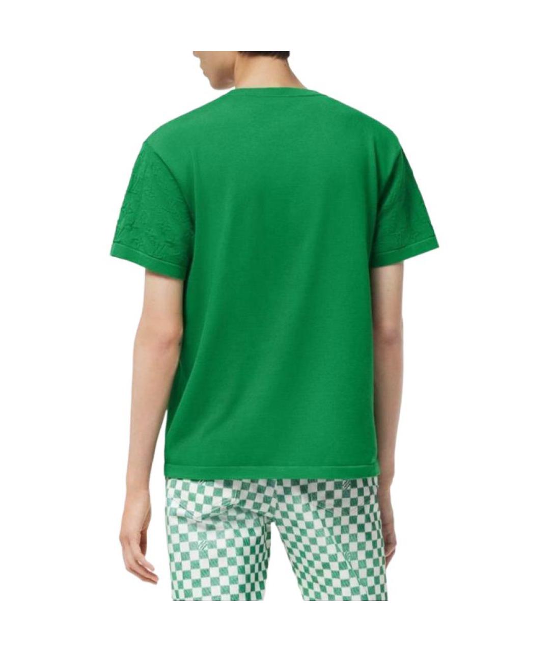 LOUIS VUITTON Зеленая футболка, фото 4