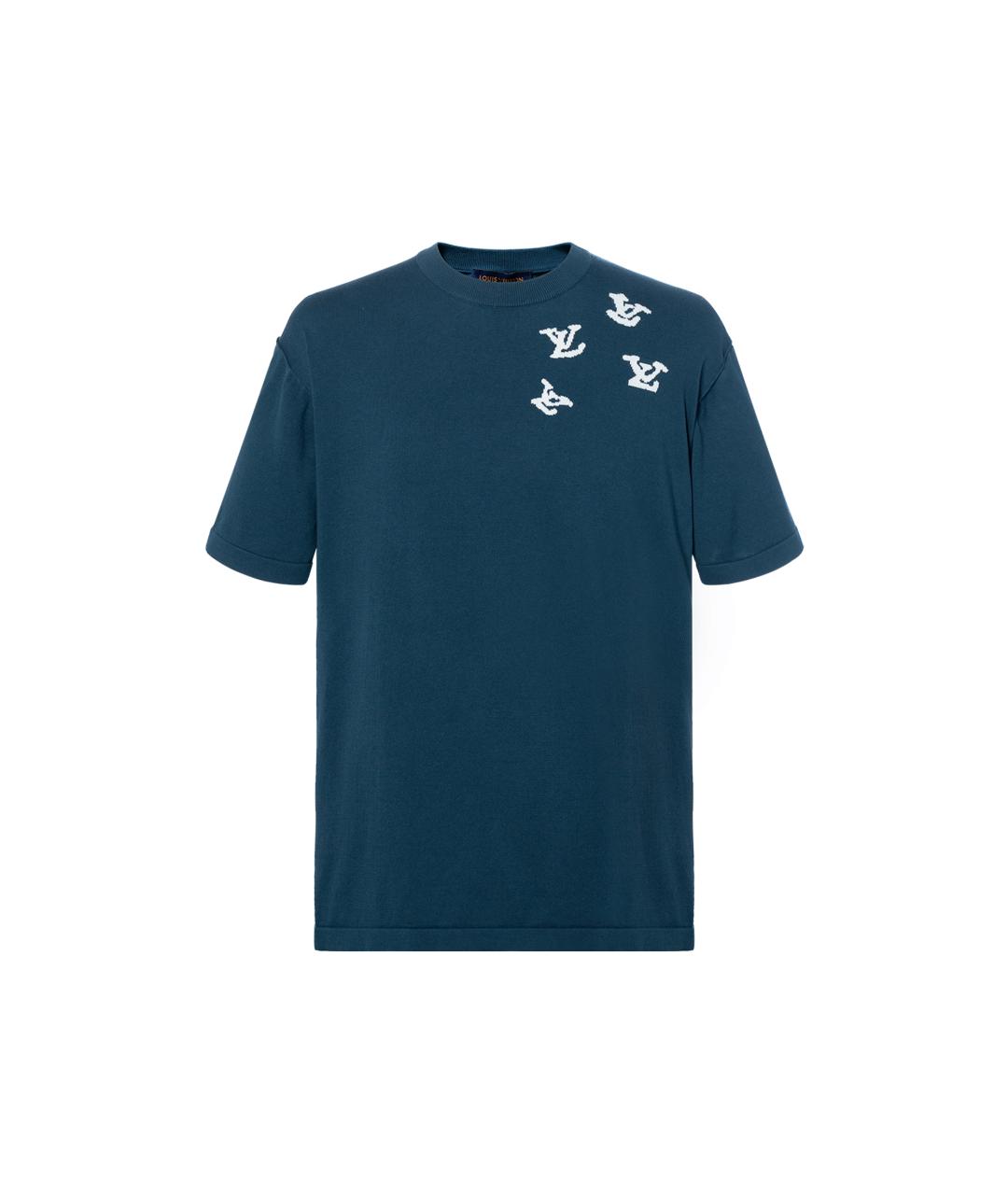 LOUIS VUITTON Синяя футболка, фото 6