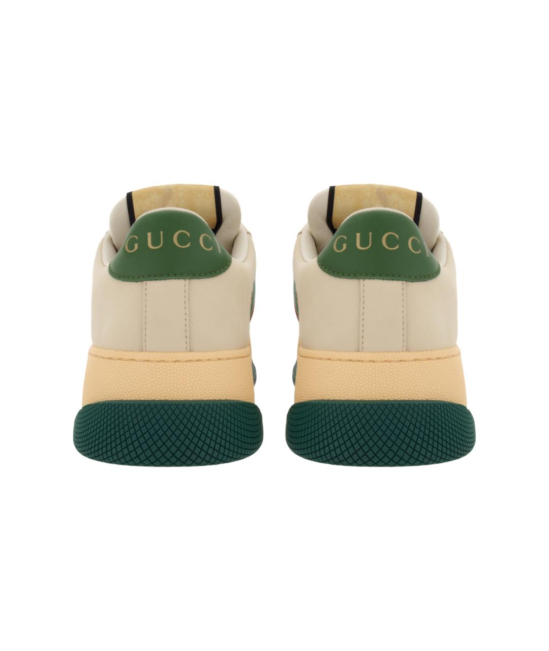 GUCCI Бежевые кроссовки, фото 5