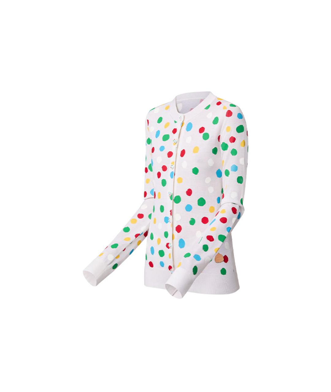 LOUIS VUITTON Белый кашемировый кардиган, фото 3