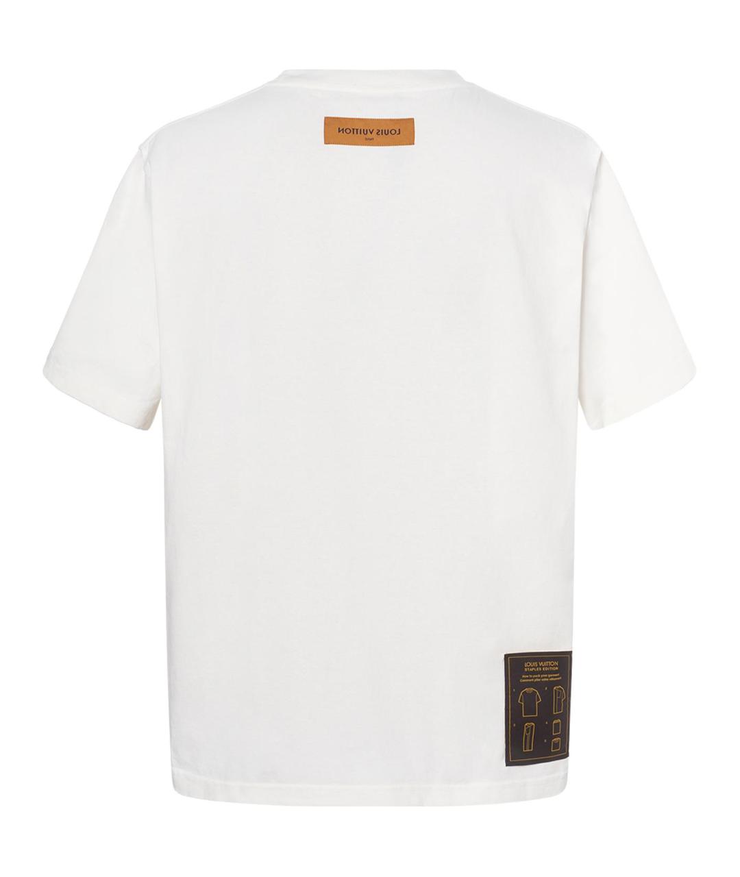LOUIS VUITTON Белая футболка, фото 2