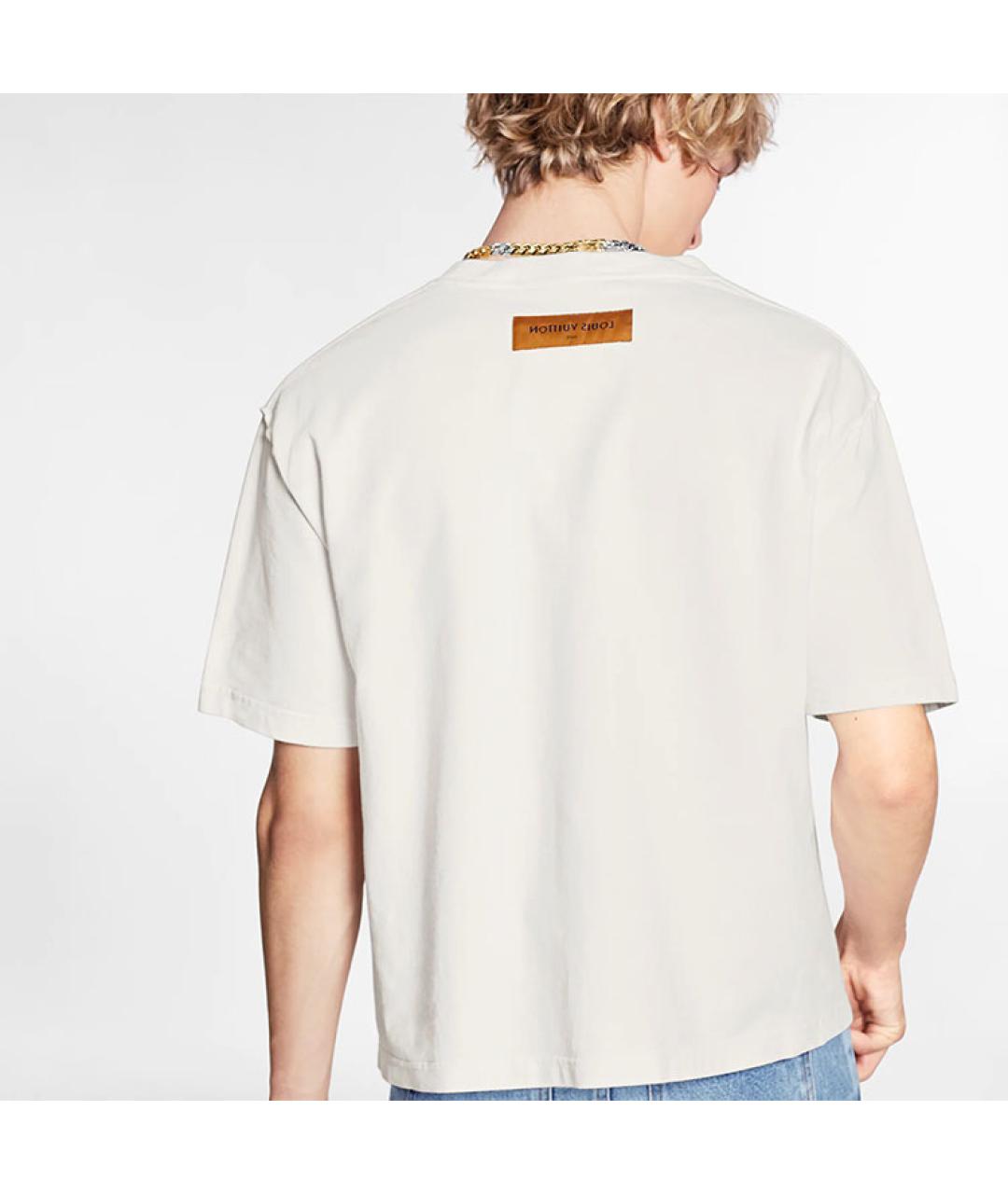 LOUIS VUITTON Белая футболка, фото 5