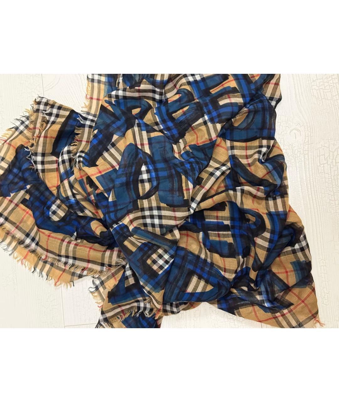 BURBERRY Мульти хлопковый платок, фото 1