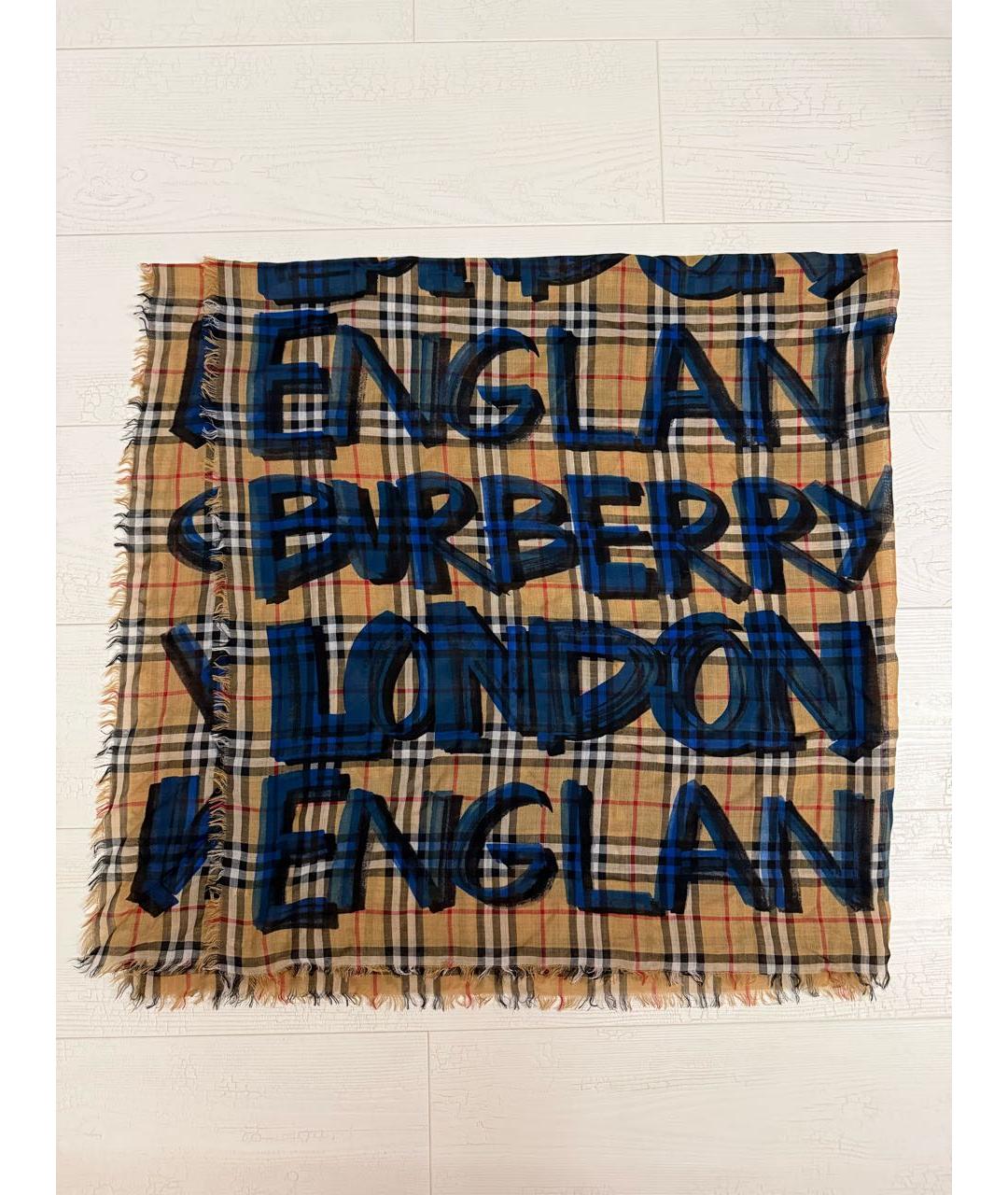 BURBERRY Мульти хлопковый платок, фото 3