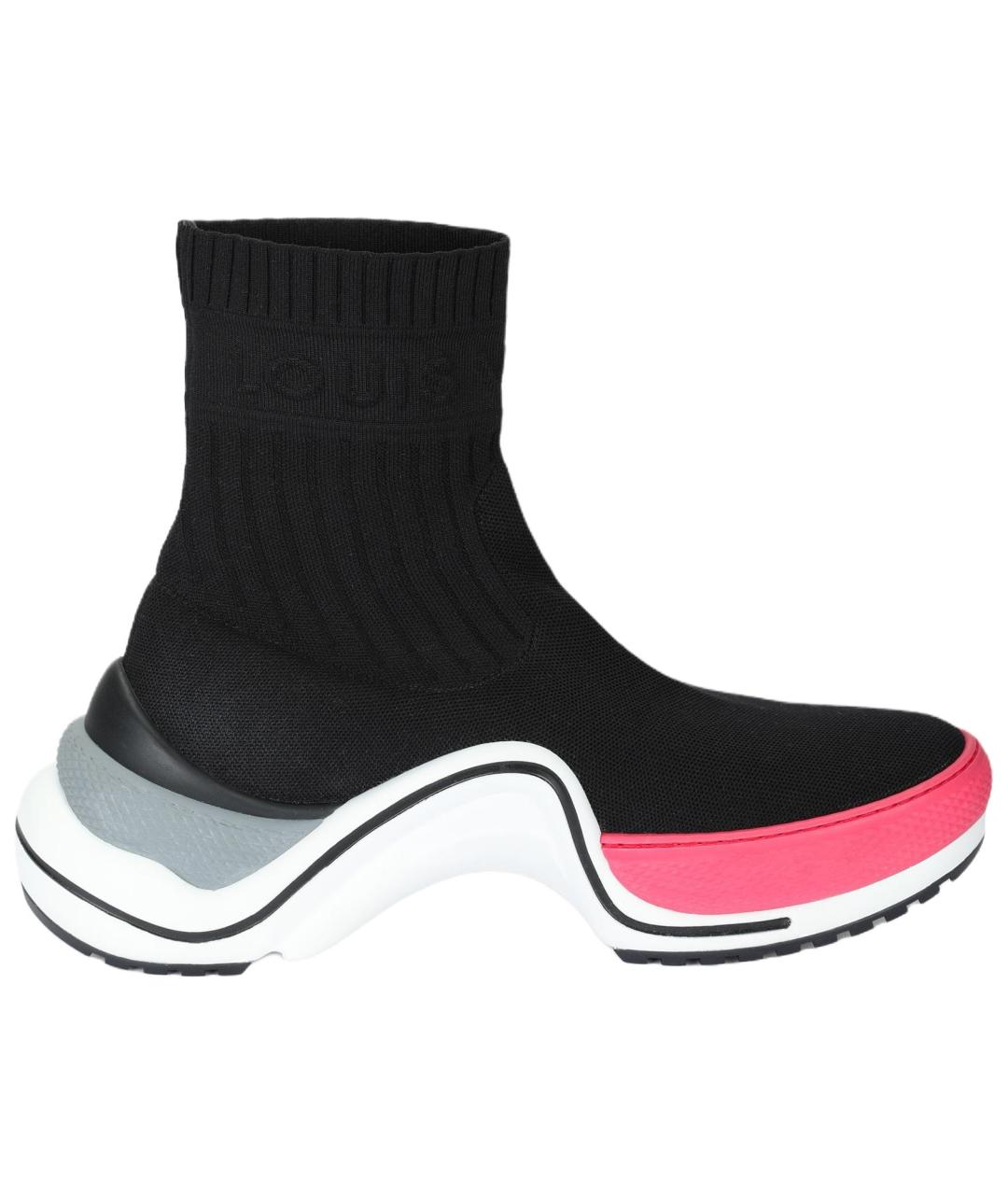 LOUIS VUITTON Черные кроссовки, фото 1