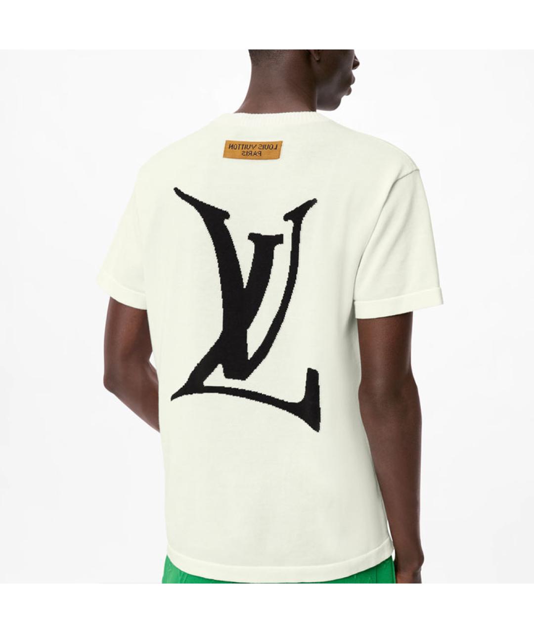 LOUIS VUITTON Белая футболка, фото 3