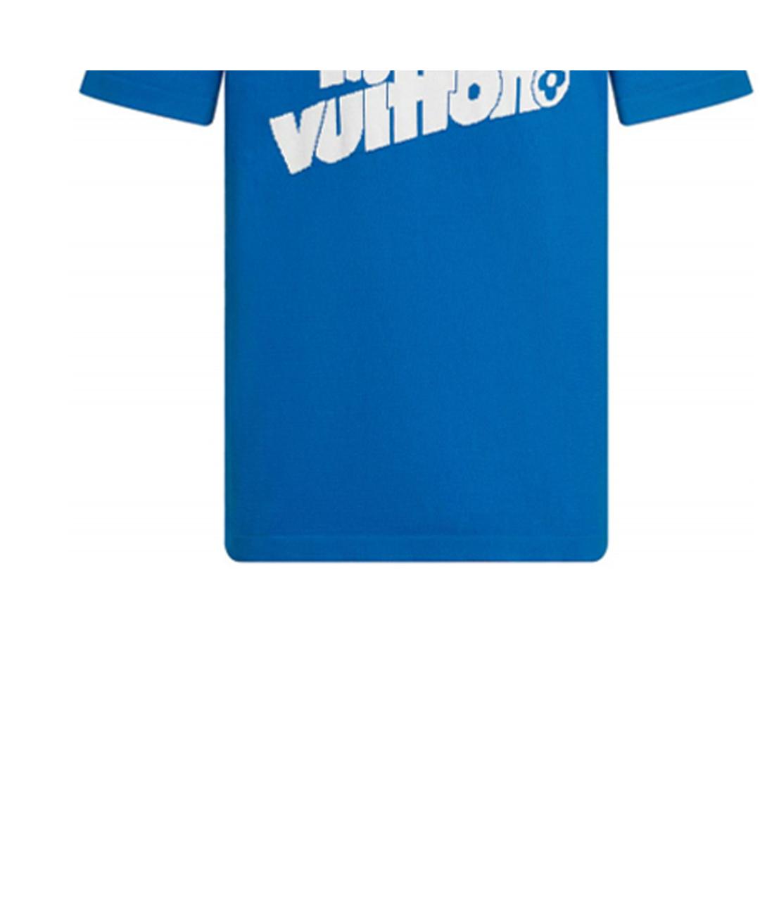 LOUIS VUITTON Синяя футболка, фото 4