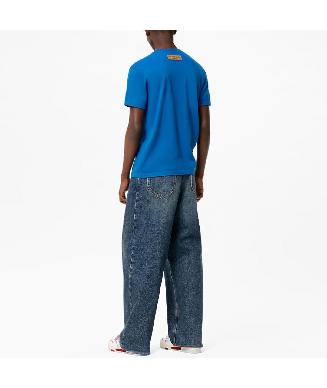 LOUIS VUITTON Синяя футболка, фото 3