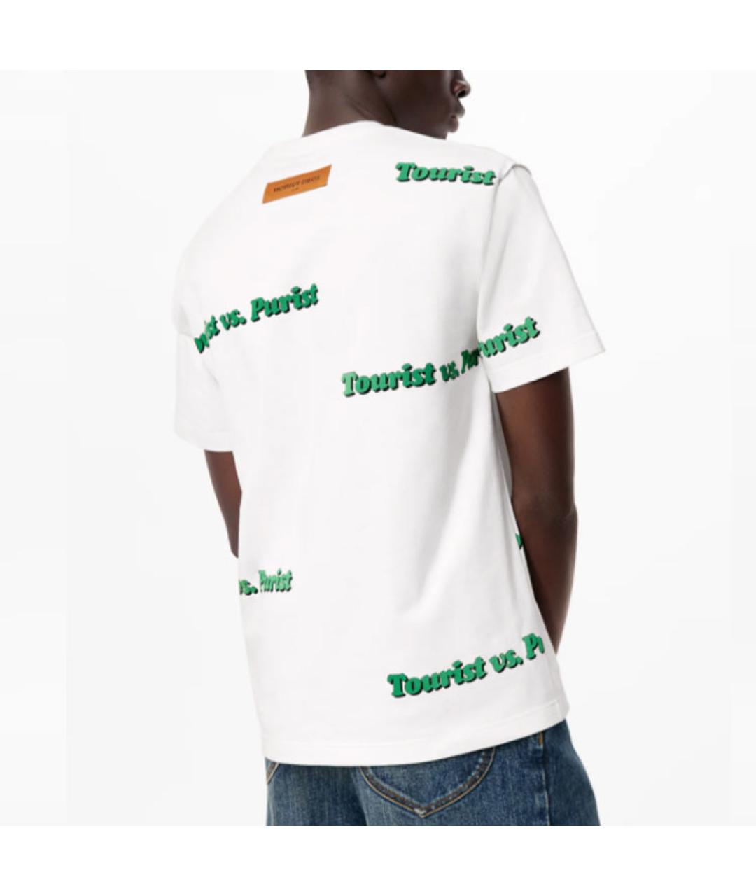 LOUIS VUITTON Белая футболка, фото 4