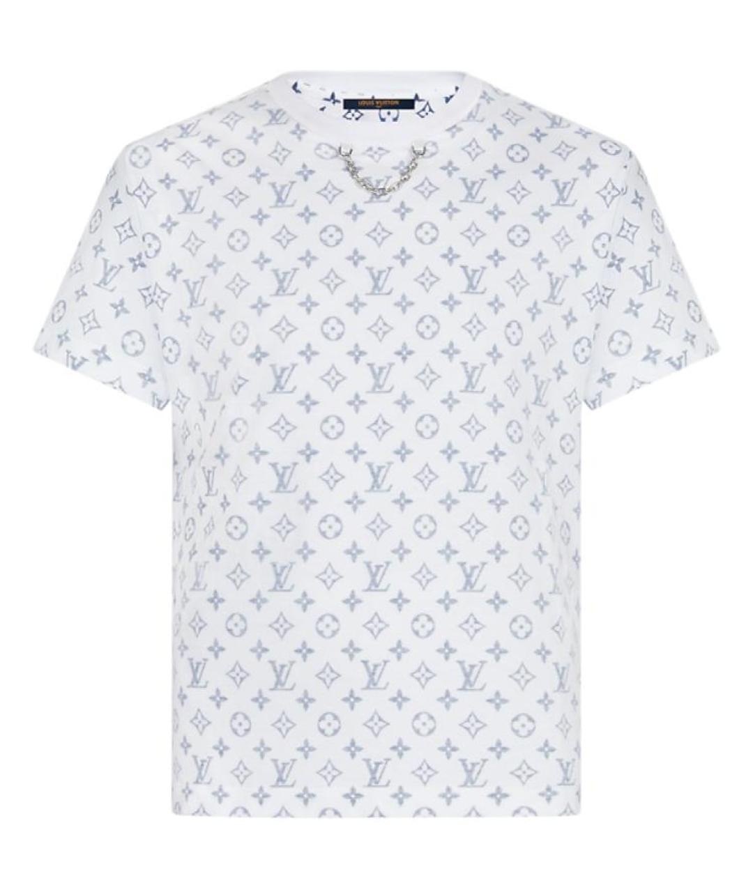 LOUIS VUITTON Белая хлопковая футболка, фото 1