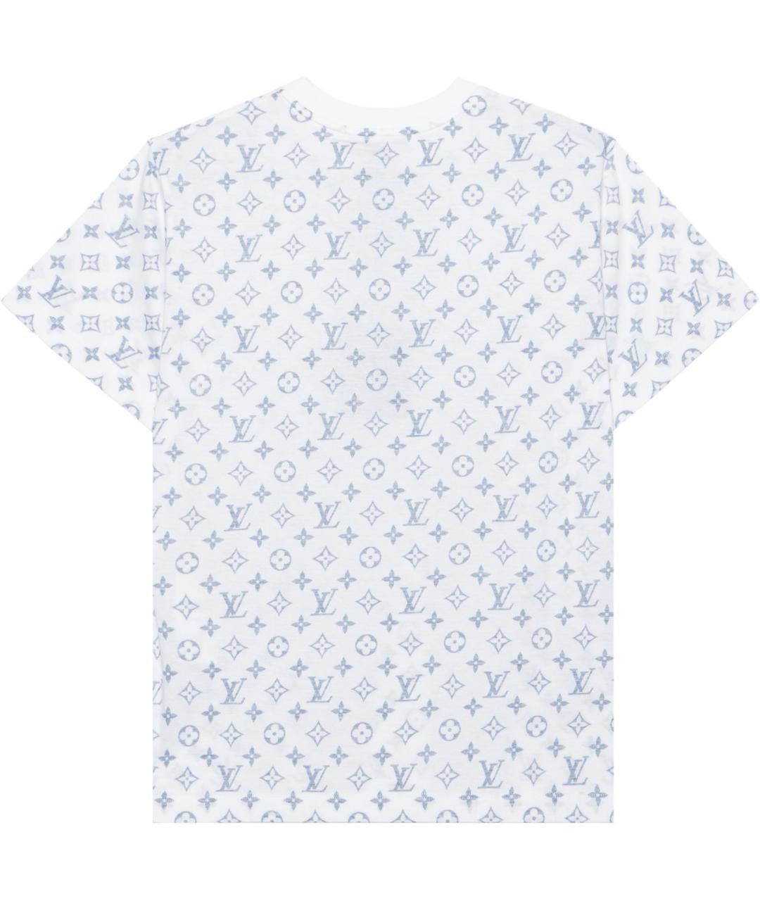 LOUIS VUITTON Белая хлопковая футболка, фото 2