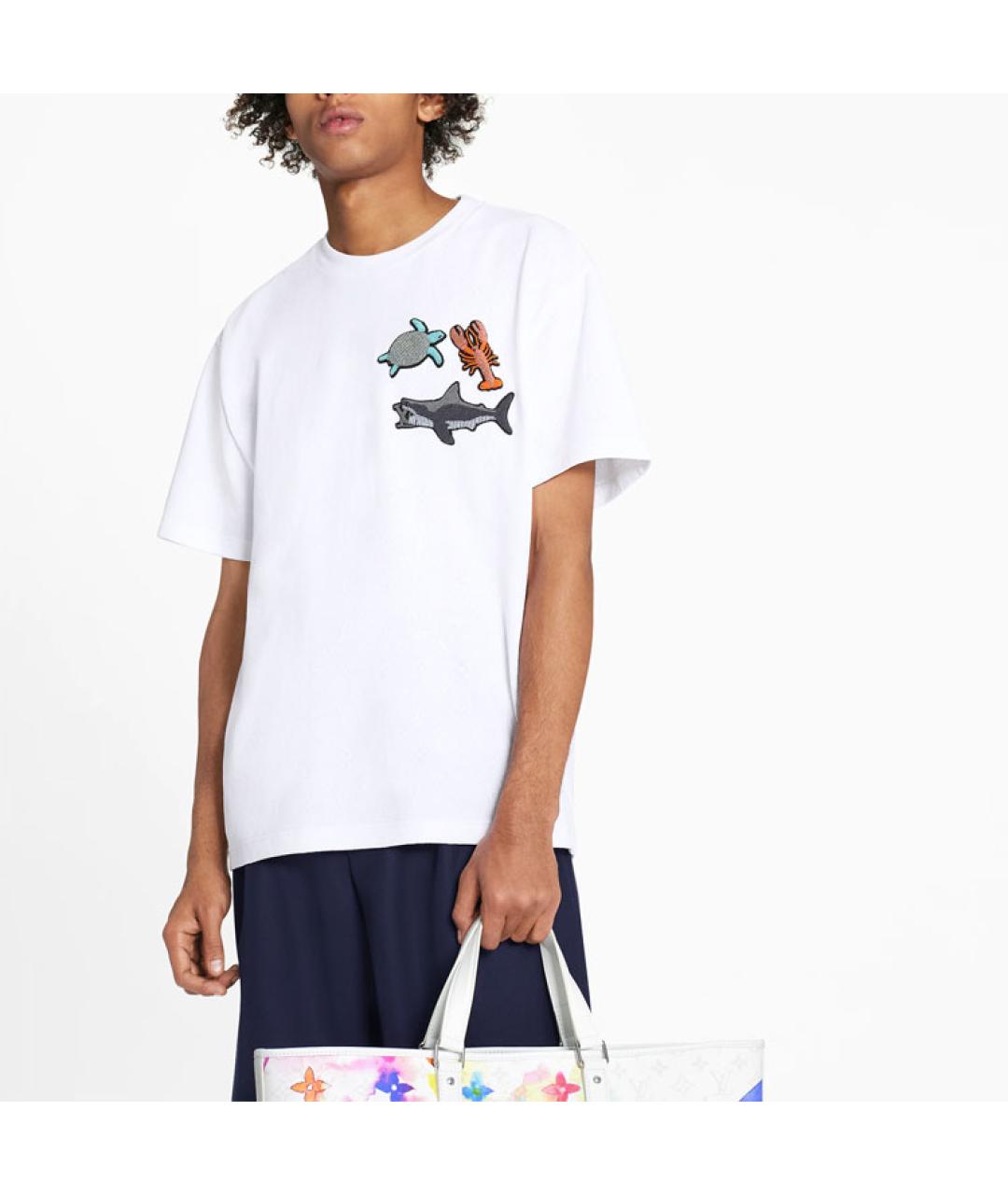 LOUIS VUITTON Белая футболка, фото 2