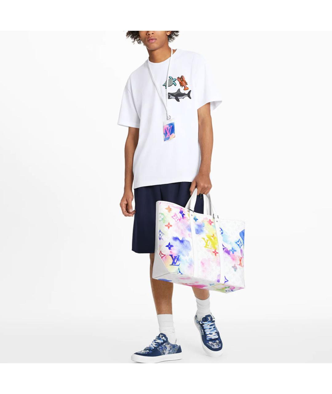 LOUIS VUITTON Белая футболка, фото 4