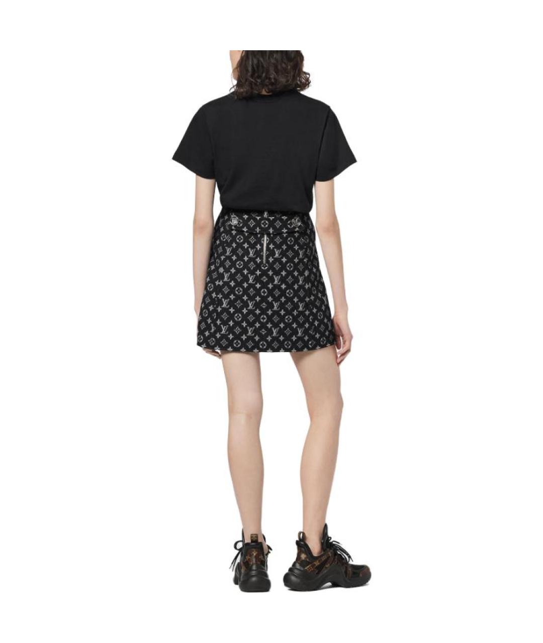 LOUIS VUITTON Черная футболка, фото 4