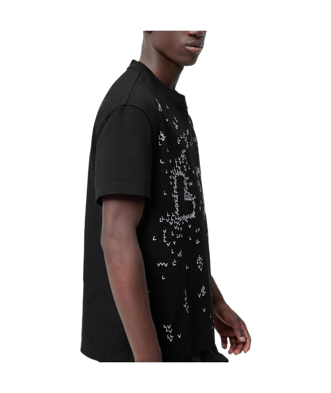 LOUIS VUITTON Черная футболка, фото 5