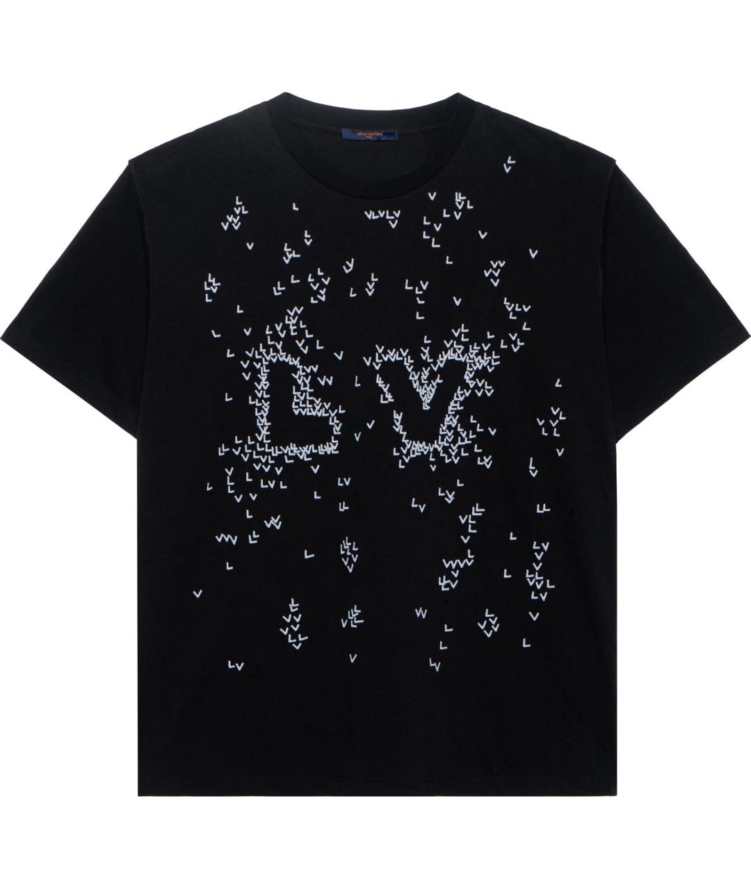 LOUIS VUITTON Черная футболка, фото 1