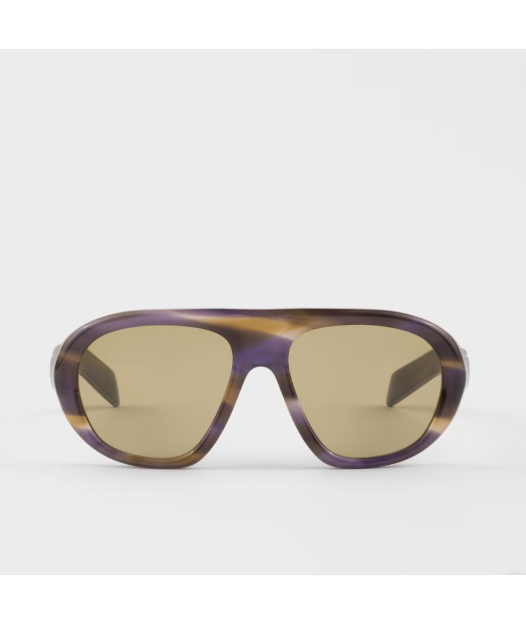 PRADA Хаки солнцезащитные очки, фото 4