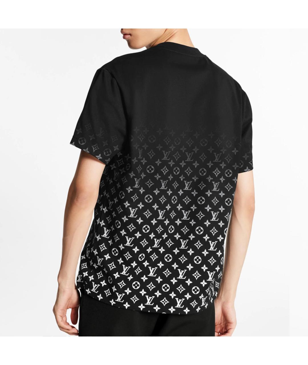 LOUIS VUITTON Черная футболка, фото 4