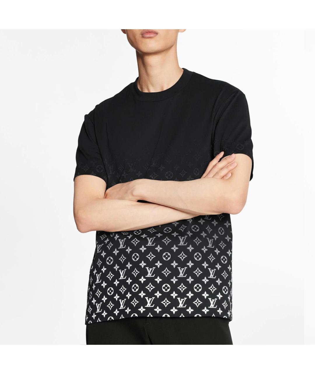 LOUIS VUITTON Черная футболка, фото 5