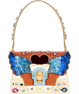 

Сумка с короткими ручками DOLCE&GABBANA Lucia DG Angels