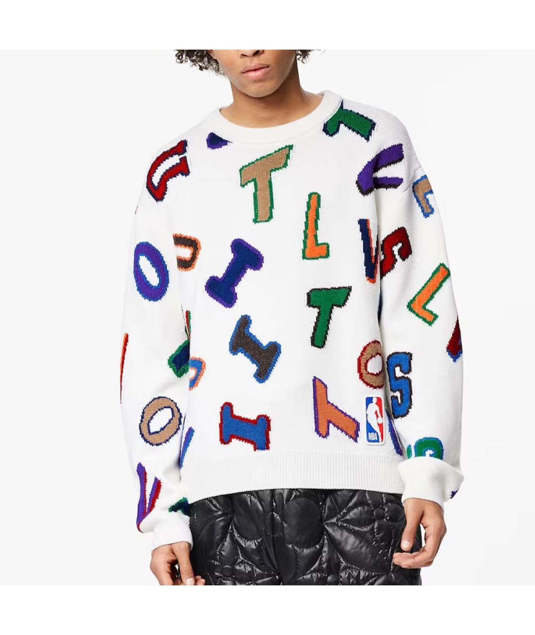 LOUIS VUITTON Белый джемпер / свитер, фото 3