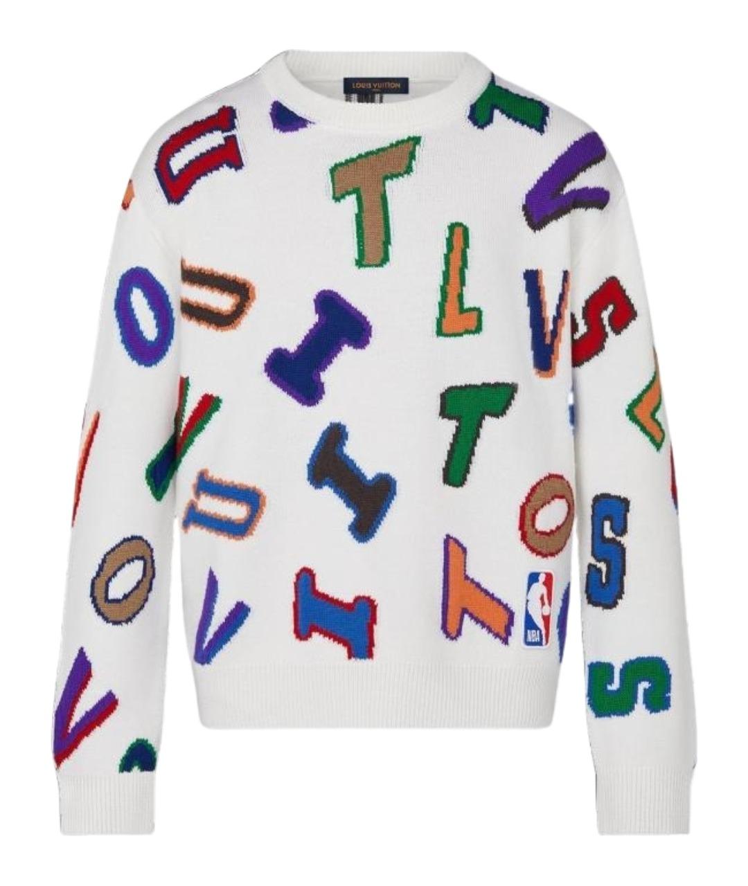 LOUIS VUITTON Белый джемпер / свитер, фото 1